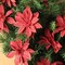 Set of 24: Sparkling Red Glitter Poinsettia Flower Picks | 3" Wide | Festive Holiday Accents | Trees, Wreaths, & Garlands | Christmas Picks | Home & Office Decor - 2024 Christmas Collection, Floral Home by Artificial Flowers